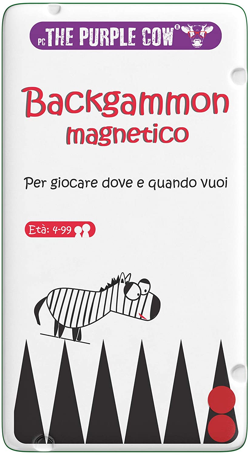 Backgammon MAGNETIQUE 7290018133217 The Purple Cow 